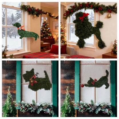 🔥Black Friday Sale - 49% OFF🔥Dachshund Christmas Wreath Series