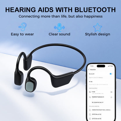 Feel the Joy. Shop the Season 🎄💖 💥 LIMITED TIME OFFER!🔥 Bone Conduction Smart Hearing Aid Bluetooth Earphones