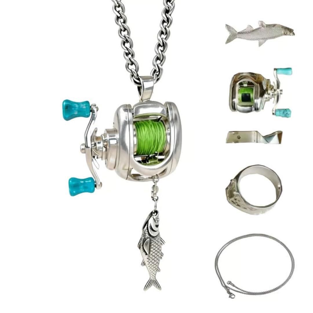 Fishing Reel Jewelry Set