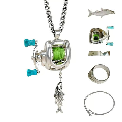 Fishing Reel Jewelry Set
