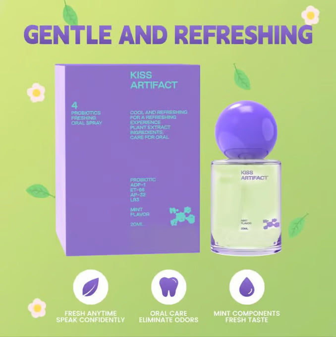 [Dual Delight] Probiotic Oral Spray + Honey Oud Perfume Set