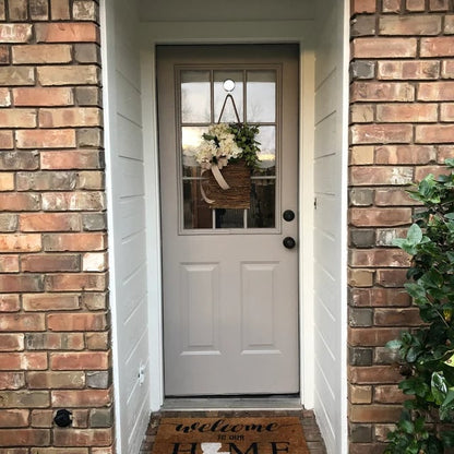 🎁Christmas Gift💐Cream Hydrangea Door Hanger Basket Wreath