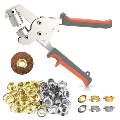 🔥 Heavy-Duty Professional Grommet Kit – Complete Eyelet Setting Tool Set