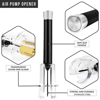🍷Air Pump Cork Remover Wine Bottle Opener🔥