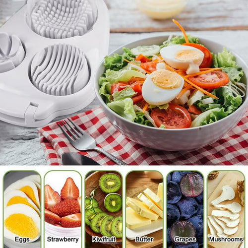 🥚3-in-1 Egg Slicer – Slice, Dice & Cut Perfectly Every Time