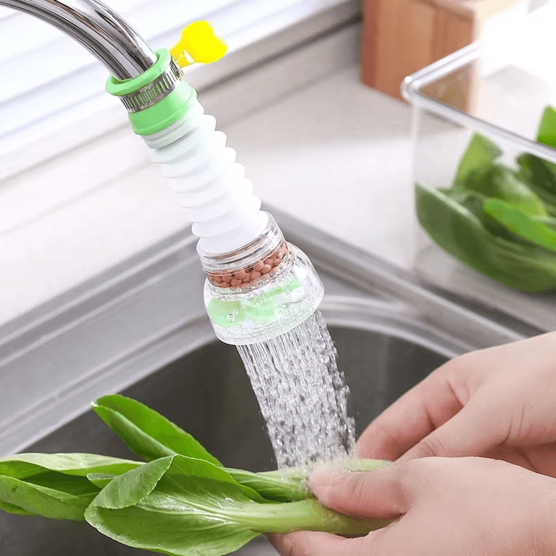 💧Retractable Anti-Splash Faucet – Water Quality Filter