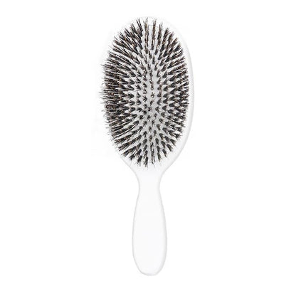 🔥Boar Bristle Paddle Brush for Smoother, Stronger & Shinier Hair