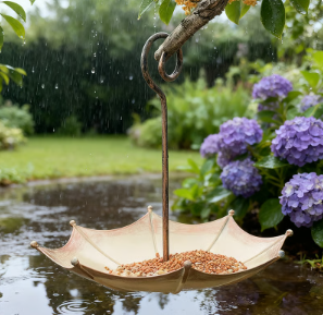 🐦 Mini Umbrella Bird Feeder — Whimsical Garden Charm 🔥