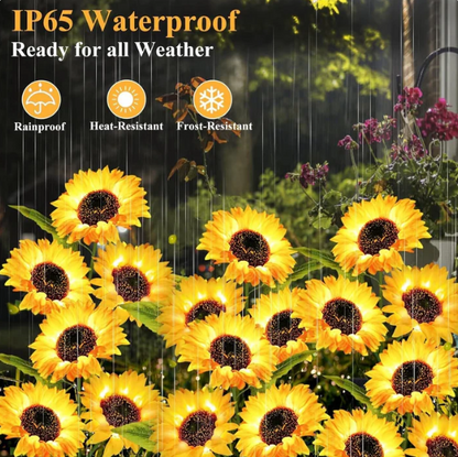 🏆Flash Sale⚡ 50K+ SOLD! 🌻 Solar Sunflower Garden Lights