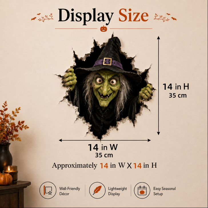 🎃Halloween Break-In 3D Wall Decals