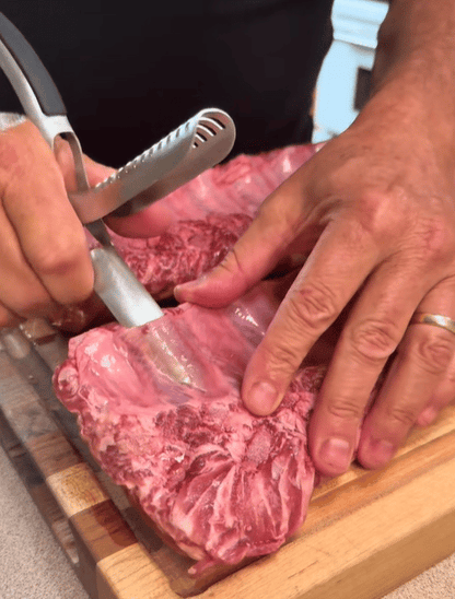 🔥BBQ Rib Skinner – Hochwertiger lebensmittelechter Edelstahl 304