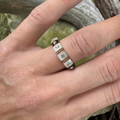 🔥💍Hand Carved Antler Ring 🌏Made From Natural Shed Antlers