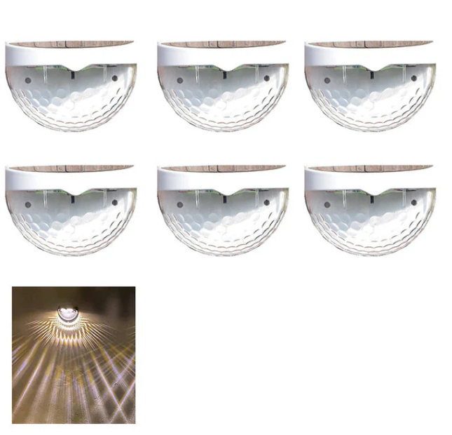 🔥☀️ Solar Step Lights – Waterproof Garden Glow in Warm, White & Color Modes