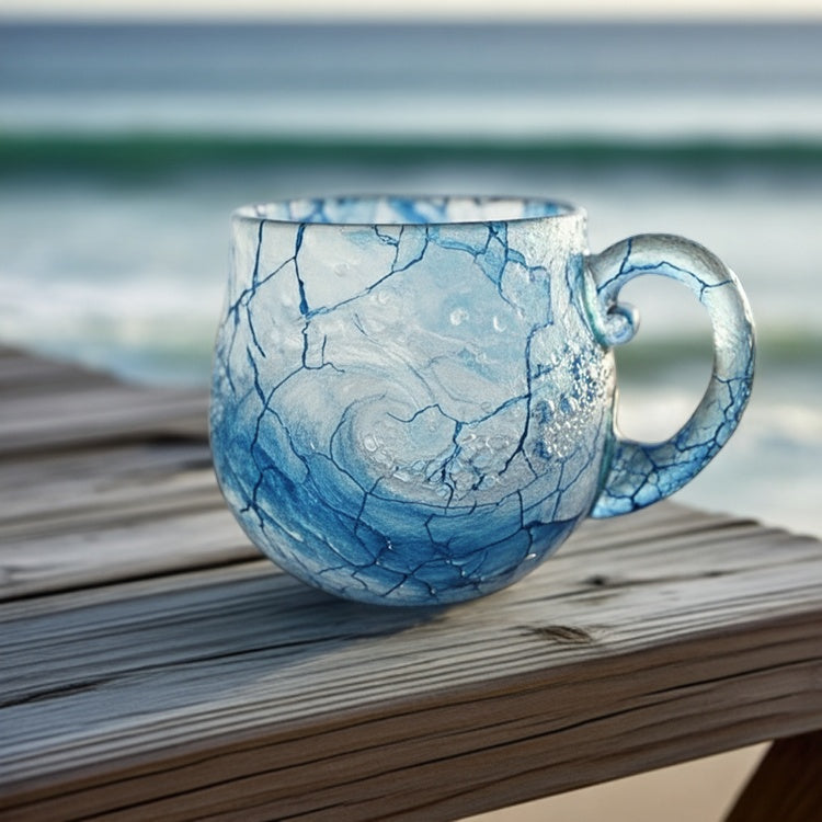 Ocean & Sunset - Themed Glass Mugs🌊