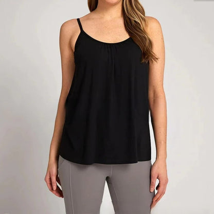 🏆Loose-fitting Tank Top With Built-in Bra