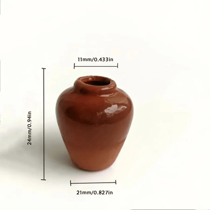 🌸 Handcrafted Mini Ceramic Bud Vase Fridge Magnet