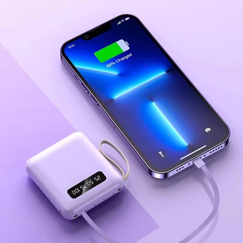 🔋4-in-1 Power Bank Fast Charging