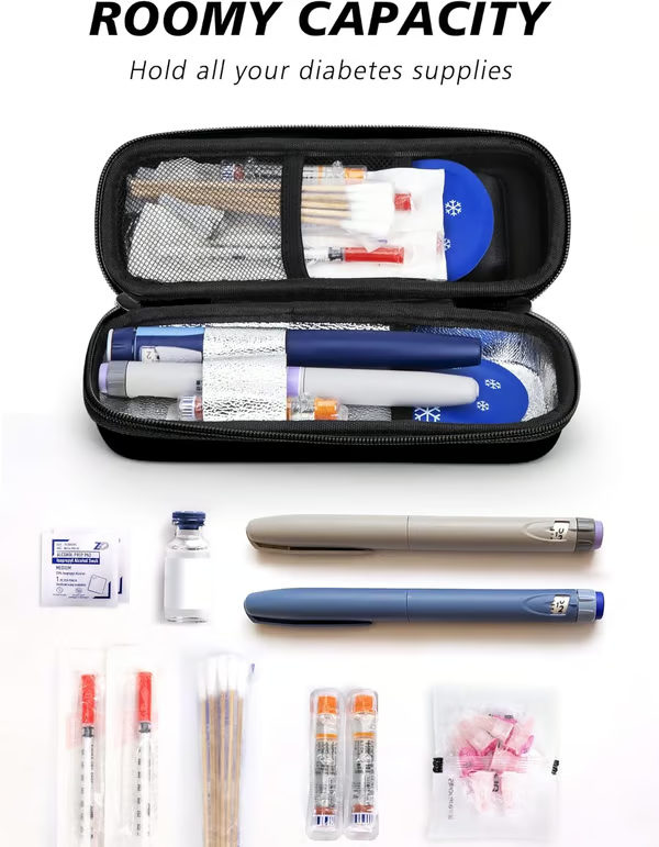 🔥Insulin Cooler Travel Case with Temperature Display