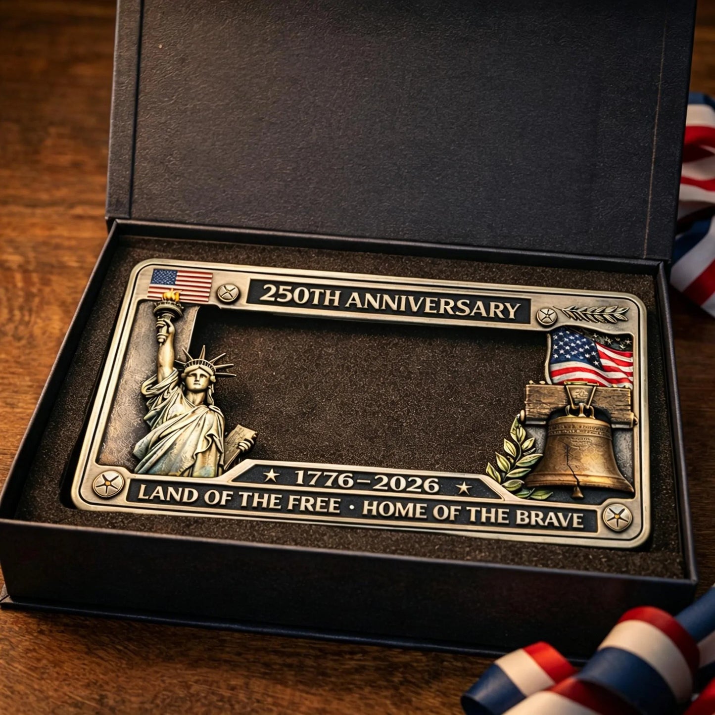 🦅🇺🇸 250th Anniversary Commemorative License Plate Frame