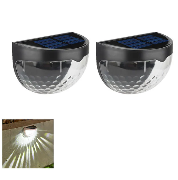 🔥☀️ Solar Step Lights – Waterproof Garden Glow in Warm, White & Color Modes