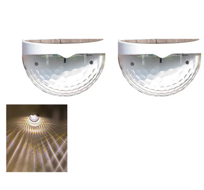 🔥☀️ Solar Step Lights – Waterproof Garden Glow in Warm, White & Color Modes