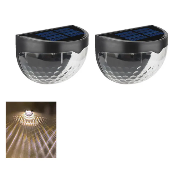 🔥☀️ Solar Step Lights – Waterproof Garden Glow in Warm, White & Color Modes