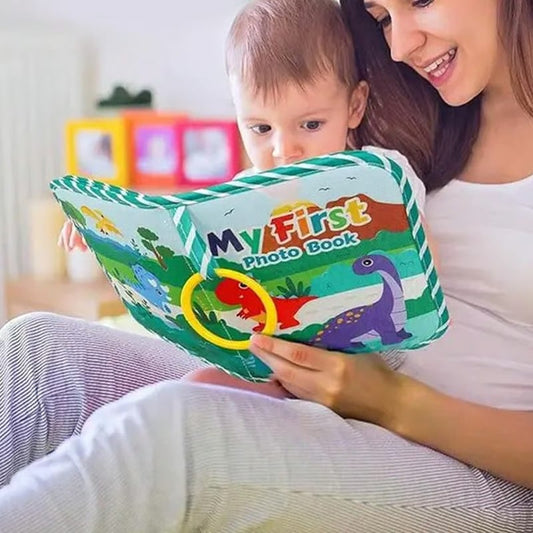 👶 My First Baby Photo Book with Safe Mirror