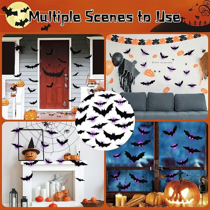 🎃🦇 Halloween 3D Lighted Bats