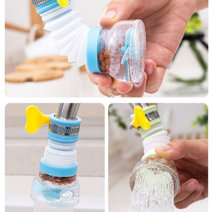 💧Retractable Anti-Splash Faucet – Water Quality Filter