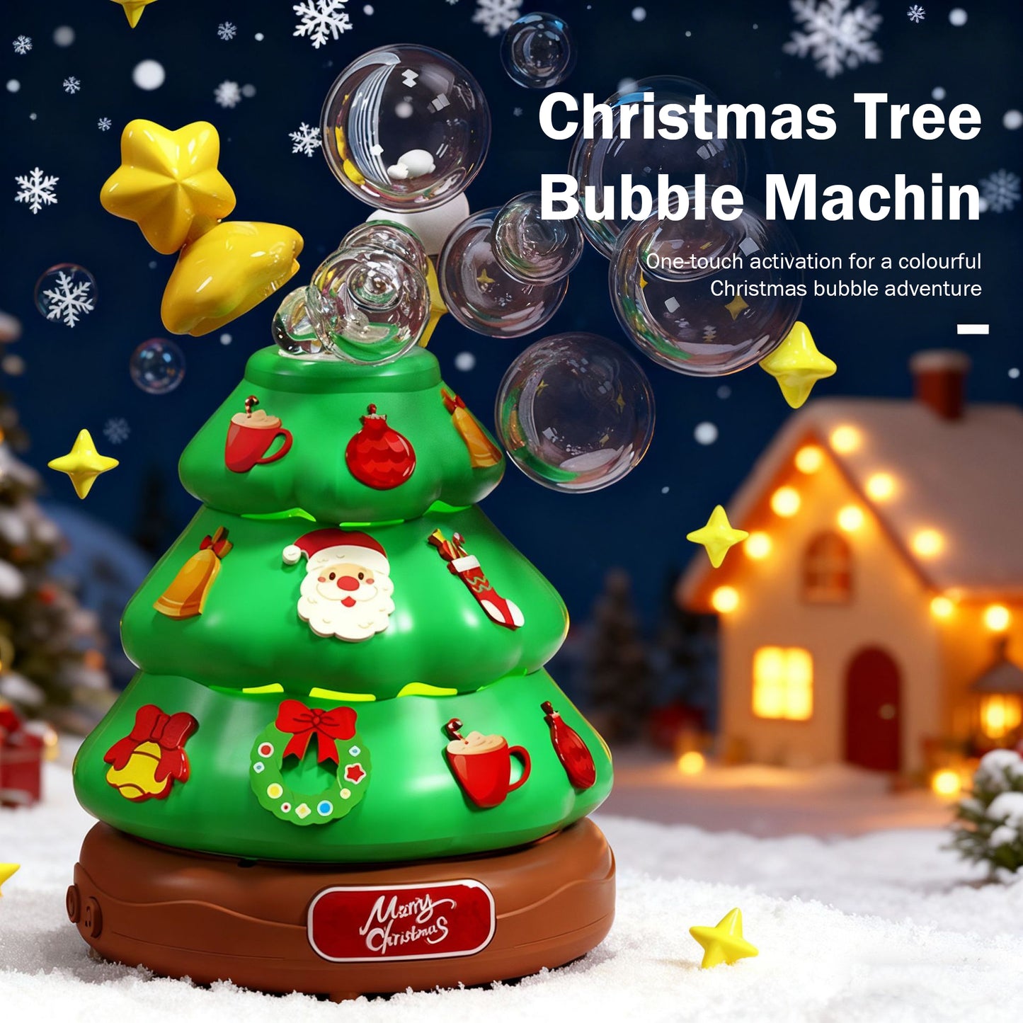 Christmas Tree Bubble Machine🎄