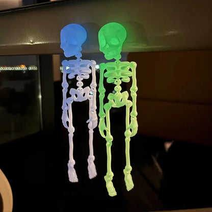 🦴 3D Printed Magnetic Skeleton Figurine – Vintage Desk Toy & Fridge Decor