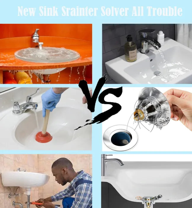 🚰 Universal Pop-Up Sink Drain Filter – Anti-Odor & Anti-Clog