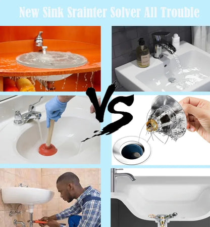 🚰 Universal Pop-Up Sink Drain Filter – Anti-Odor & Anti-Clog