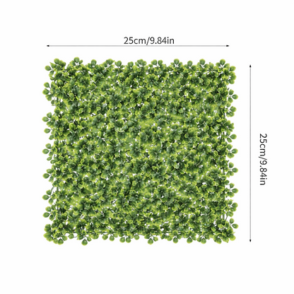 🌿 DIY 25"x25" Milan Grass Artificial Plant Wall Panel – Lush Green Decor ✨