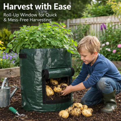 🌱🥔 Planting Bag with Harvest Window– Easy Grow