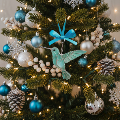 Handmade Sea Glass Bird Ornament