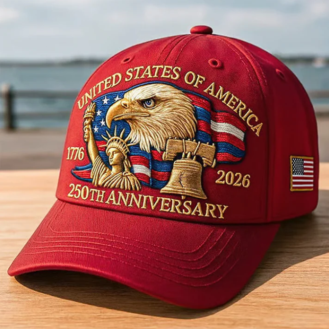 🔥 Limited Edition 🦅 Eagle & Liberty Commemorative Hat – United States 250th Anniversary