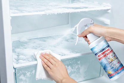 ❄️ Freezer Ice Remover Spray – Rapid Defrost & Easy Cleaning 🎁 Free Scraper Included