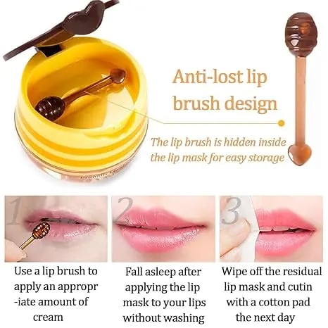 🎁Last Day Buy 1 Get 1 Free🔥Bee Lip Balm Honey Pot 🍯 | Nourish with Natural Beeswax & Honey 🐝 - A Sweet Little Gift Idea