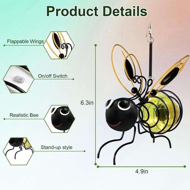 ✨This Week's Special Price💥 Outdoor Hanging Solar Bee Light