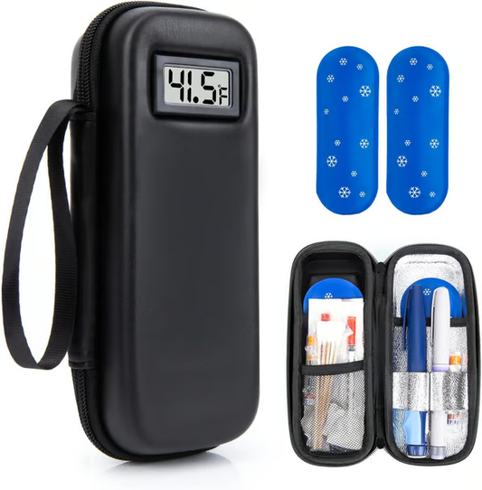 🔥Insulin Cooler Travel Case with Temperature Display