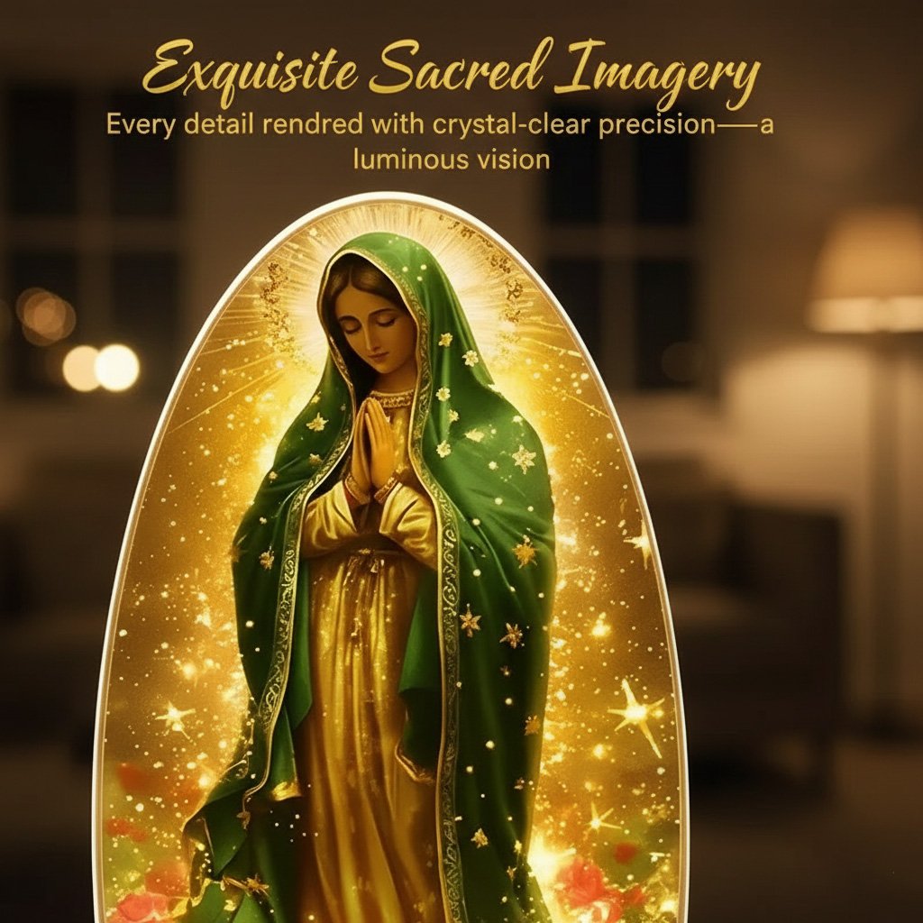 🕊️Divine Radiance: Our Lady of Guadalupe Light✨