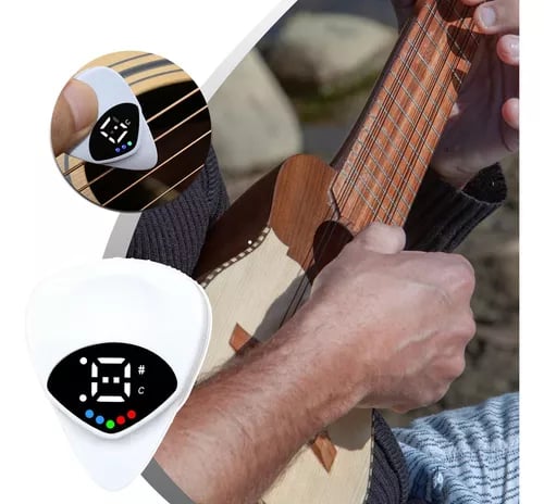 🎸2-in-1 Guitar Pick Tuner – Instant Tuning & Playing in One Smart Tool 🎶