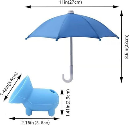 🏖️Phone Umbrella Suction Cup Stand-- Blocks Heat & Reduces Glare & Hands-Free Shade