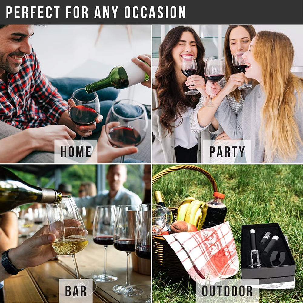🔥Last Day 50% OFF--Air Pump Cork Remover Wine Bottle Opener Set