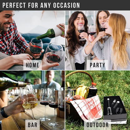 🔥Last Day 50% OFF--Air Pump Cork Remover Wine Bottle Opener Set
