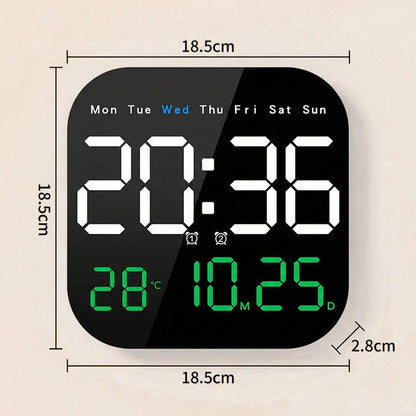 ✨Modern LED Digital Alarm Clock with Temperature Display