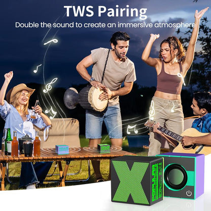 Mini Wireless Audio Speakers with TWS Pairing