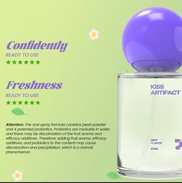 [Dual Delight] Probiotic Oral Spray + Honey Oud Perfume Set
