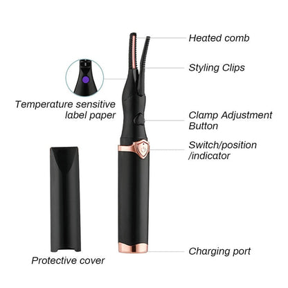 🔥Electric Eyelash Curler for Instant Glam Blink & Dazzle! ️